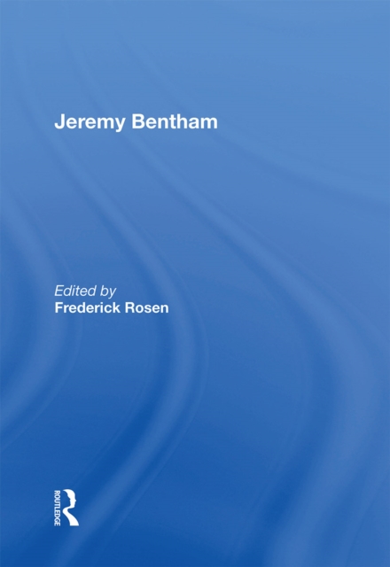 Jeremy Bentham, Paperback / softback Book
