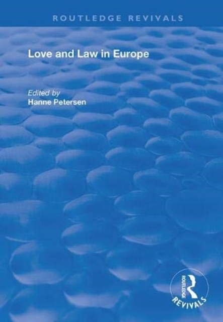 Love and Law in Europe, Hardback Book