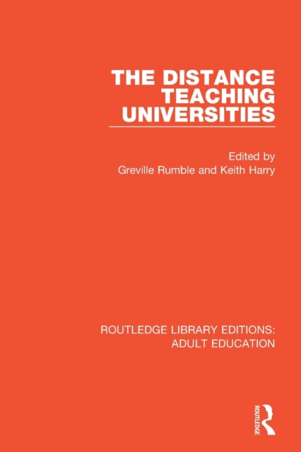The Distance Teaching Universities, Paperback / softback Book
