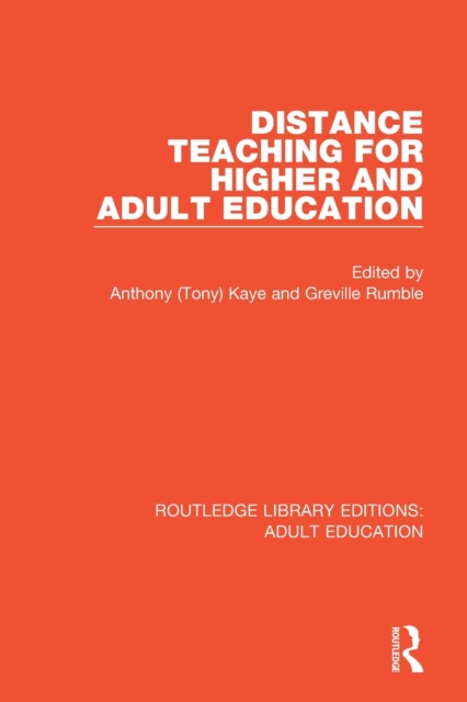 Distance Teaching For Higher and Adult Education, Paperback / softback Book