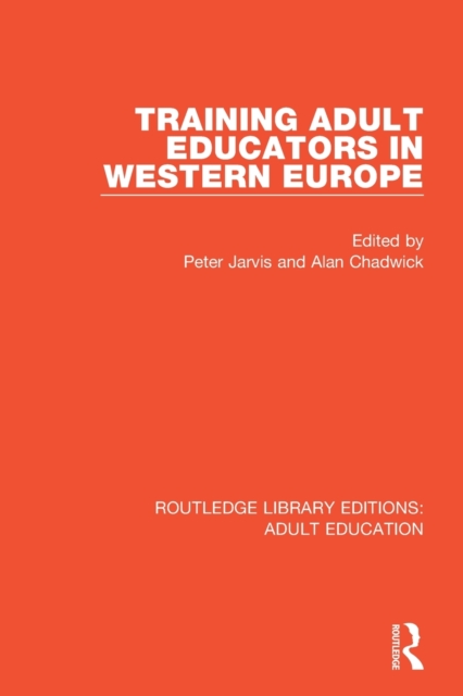 Training Adult Educators in Western Europe, Paperback / softback Book