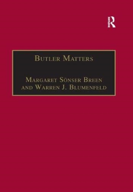 Butler Matters : Judith Butler's Impact on Feminist and Queer Studies, Paperback / softback Book