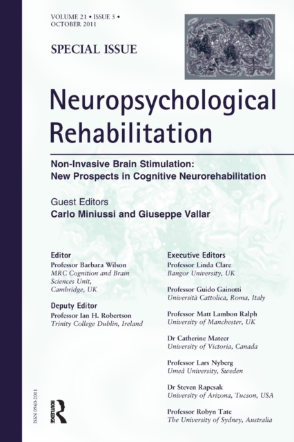 Non-Invasive Brain Stimulation: New Prospects in Cognitive Neurorehabilitation, Paperback / softback Book