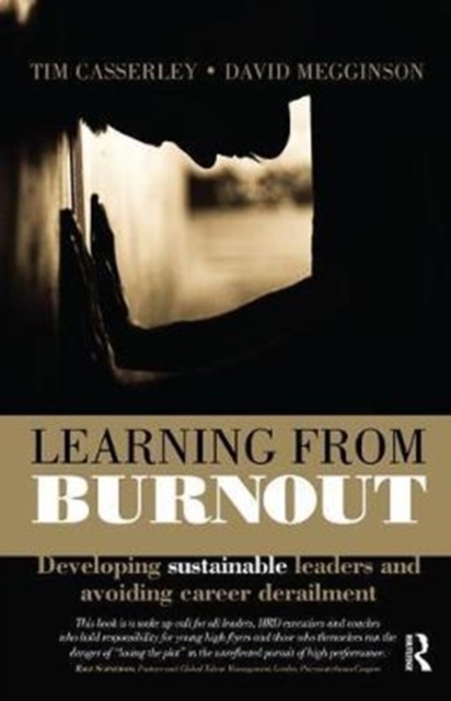 Learning from Burnout, Hardback Book