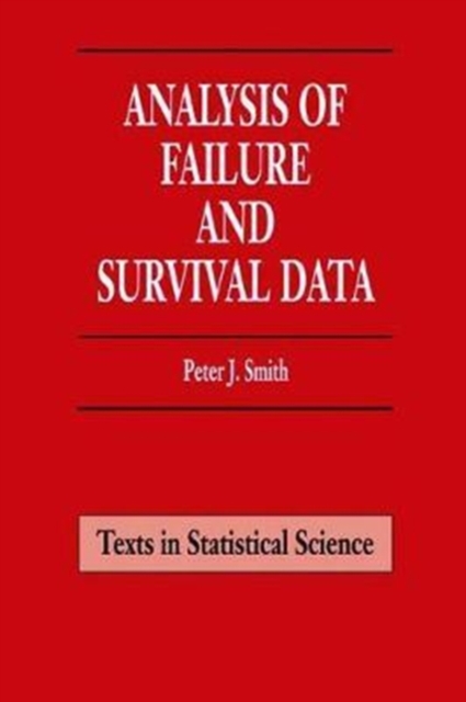 Analysis of Failure and Survival Data, Hardback Book