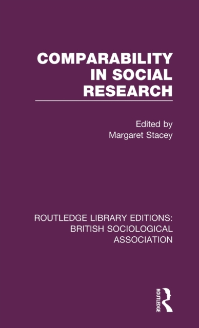 Comparability in Social Research, Hardback Book