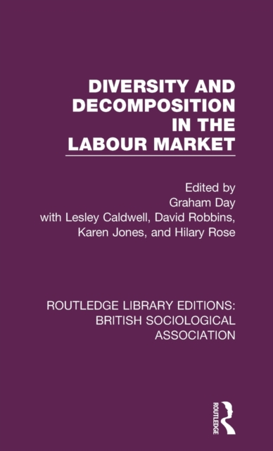 Diversity and Decomposition in the Labour Market, Hardback Book