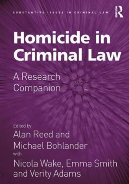 Homicide in Criminal Law : A Research Companion, Hardback Book