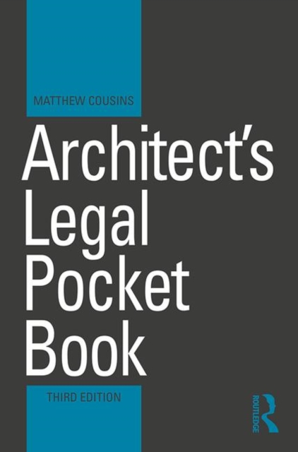 Architect's Legal Pocket Book, Hardback Book