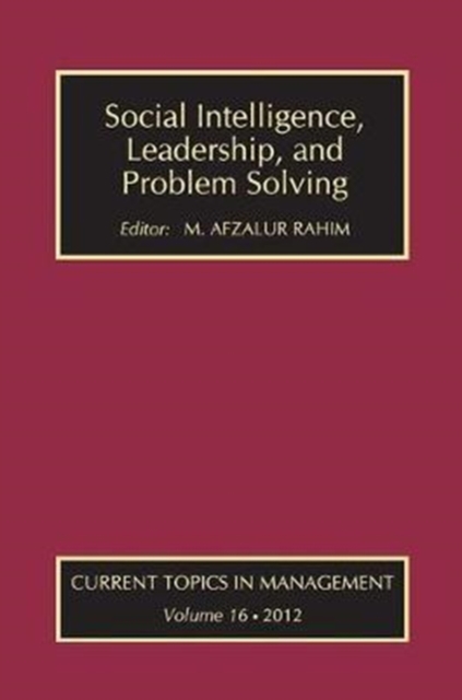 Social Intelligence, Leadership, and Problem Solving, Paperback / softback Book