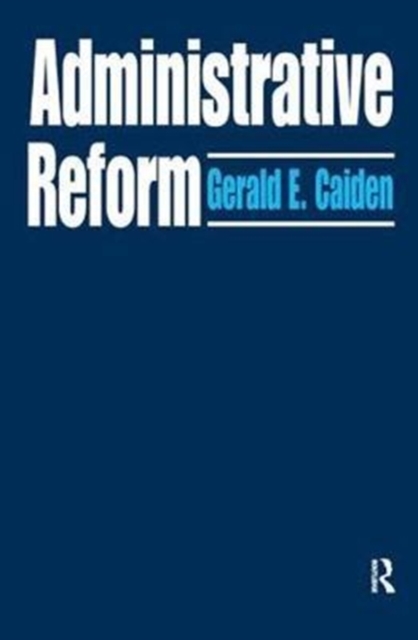Administrative Reform, Hardback Book