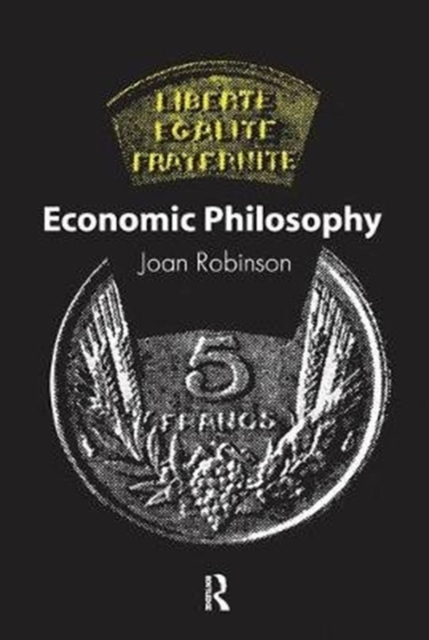 Economic Philosophy, Hardback Book