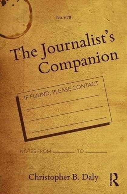 The Journalist's Companion, Paperback / softback Book