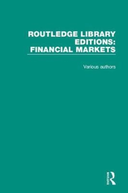 Routledge Library Editions: Financial Markets, Multiple-component retail product Book