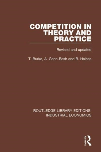Competition in Theory and Practice, Hardback Book