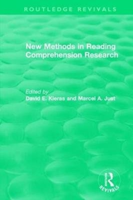 New Methods in Reading Comprehension Research, Hardback Book