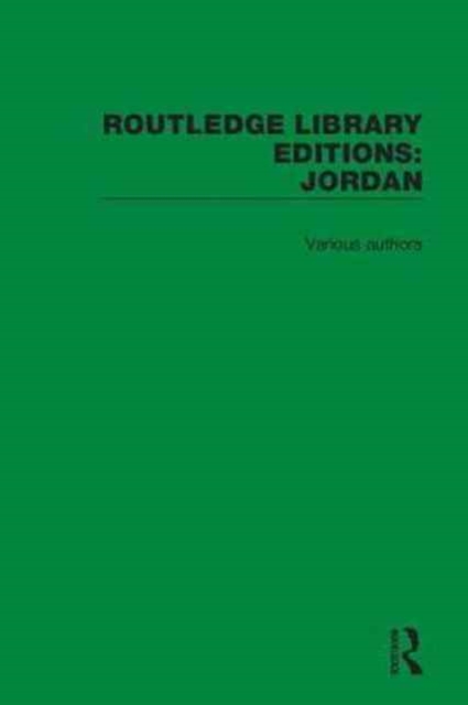 Routledge Library Editions: Jordan, Multiple-component retail product Book