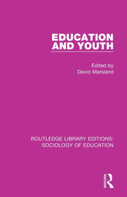 Education and Youth, Paperback / softback Book