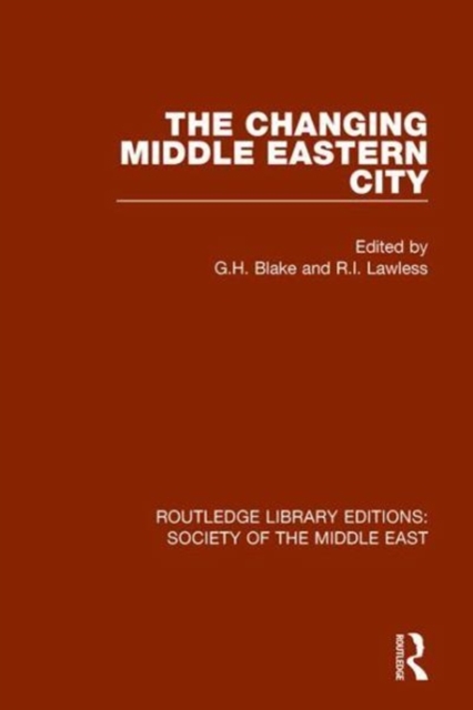 The Changing Middle Eastern City, Paperback / softback Book
