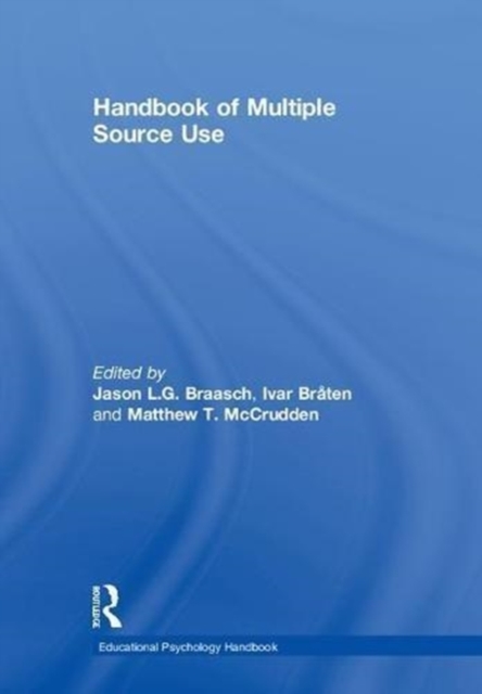 Handbook of Multiple Source Use, Hardback Book