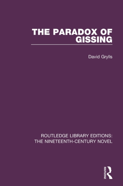 The Paradox of Gissing, Paperback / softback Book
