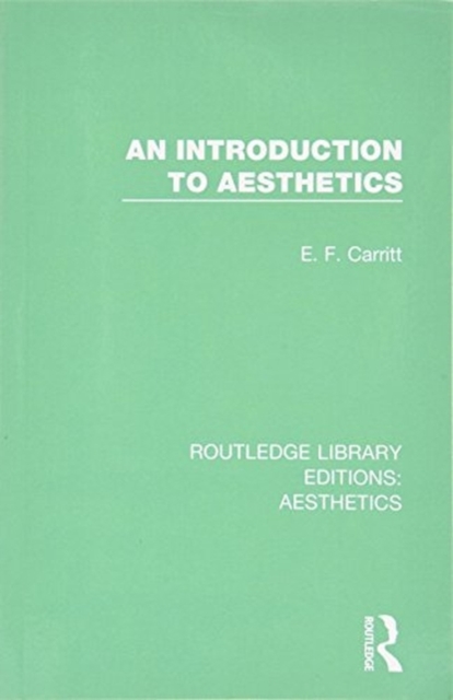 An Introduction to Aesthetics, Paperback / softback Book