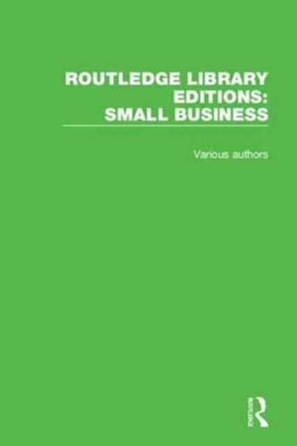 Routledge Library Editions: Small Business, Multiple-component retail product Book