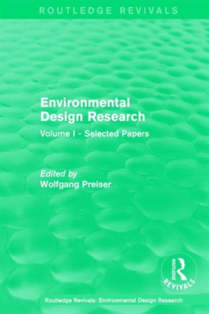 Environmental Design Research : Volume one selected papers, Hardback Book