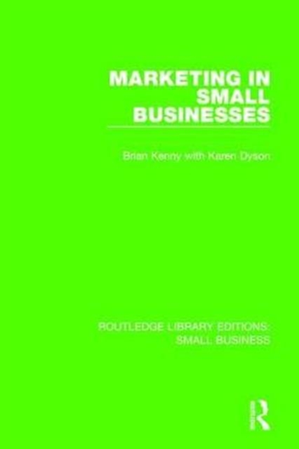 Marketing in Small Businesses, Hardback Book