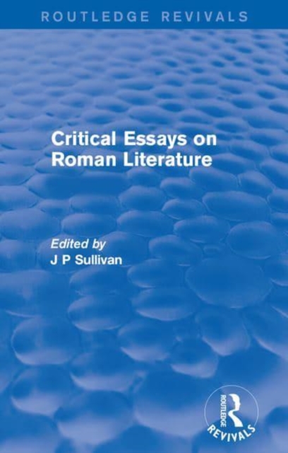 Critical Essays on Roman Literature, Multiple-component retail product Book