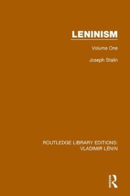 Leninism : Volume One, Hardback Book