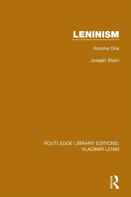Leninism : Volume One, Paperback / softback Book
