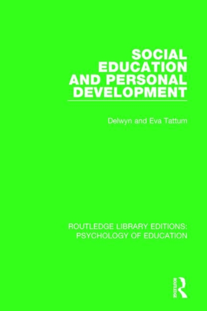 Social Education and Personal Development, Paperback / softback Book