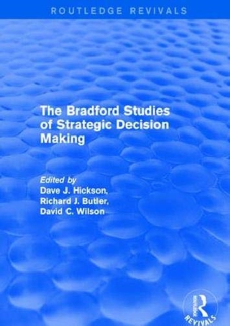 The Bradford Studies of Strategic Decision Making, Paperback / softback Book