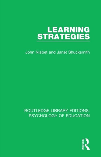Learning Strategies, Paperback / softback Book