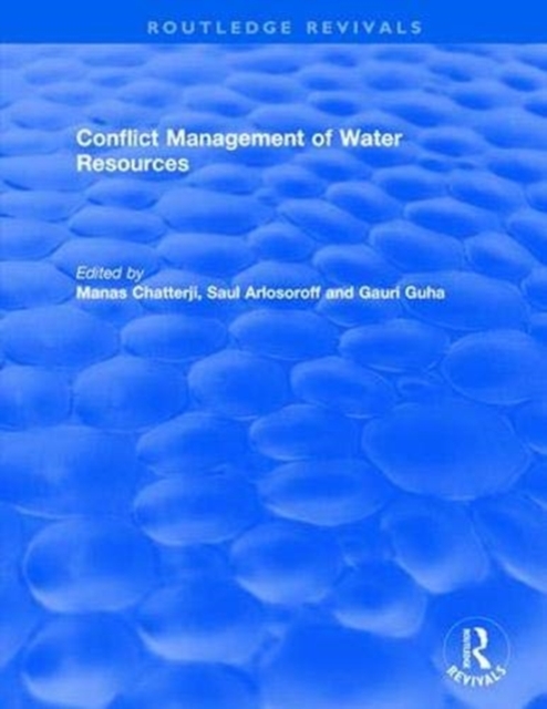 Conflict Management of Water Resources, Paperback / softback Book