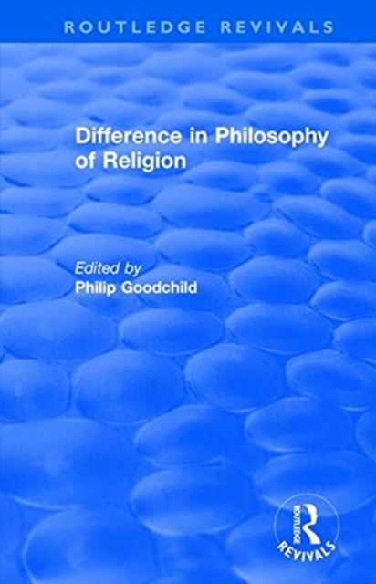Difference in Philosophy of Religion, Paperback / softback Book