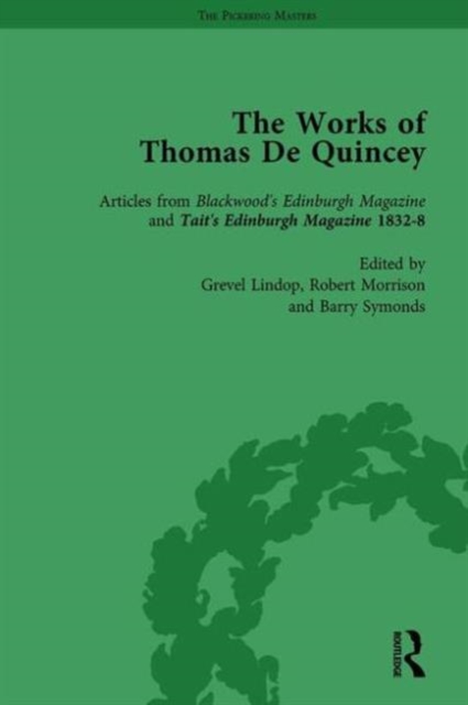 The Works of Thomas De Quincey, Part II vol 9, Hardback Book