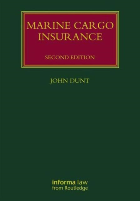 Marine Cargo Insurance, Hardback Book