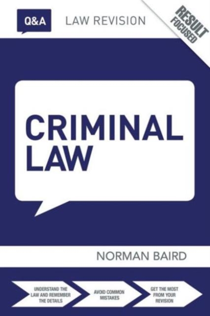Q&A Criminal Law, Paperback / softback Book
