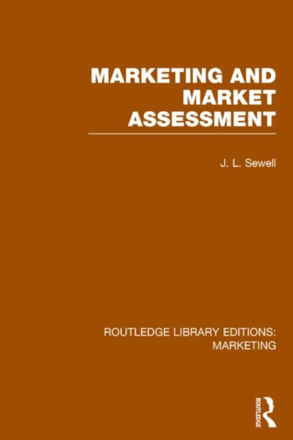 Marketing and Marketing Assessment (RLE Marketing), Hardback Book