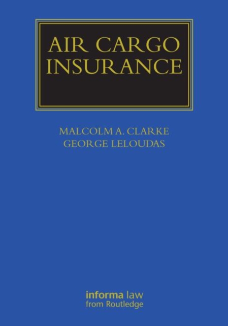 Air Cargo Insurance, Hardback Book