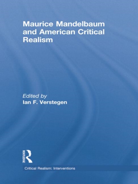 Maurice Mandelbaum and American Critical Realism, Paperback / softback Book