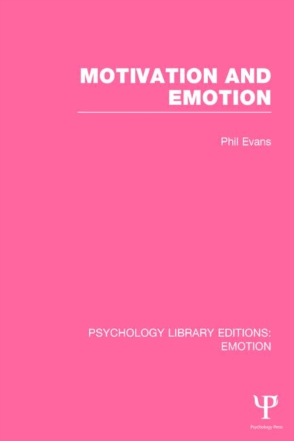 Motivation and Emotion, Paperback / softback Book