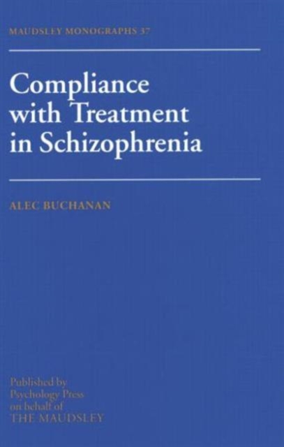 Compliance With Treatment In Schizophrenia, Paperback / softback Book