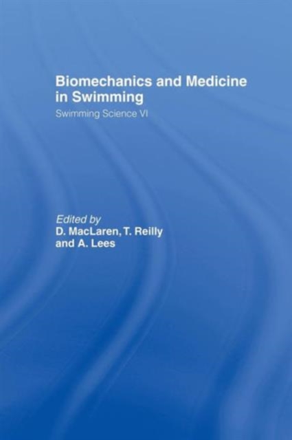 Biomechanics and Medicine in Swimming V1, Paperback / softback Book
