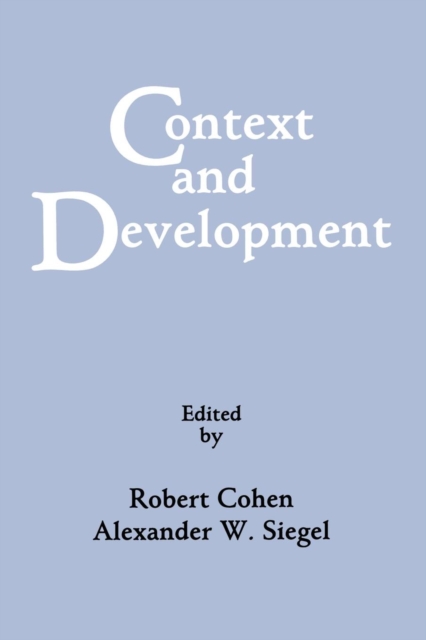 Context and Development, Paperback / softback Book