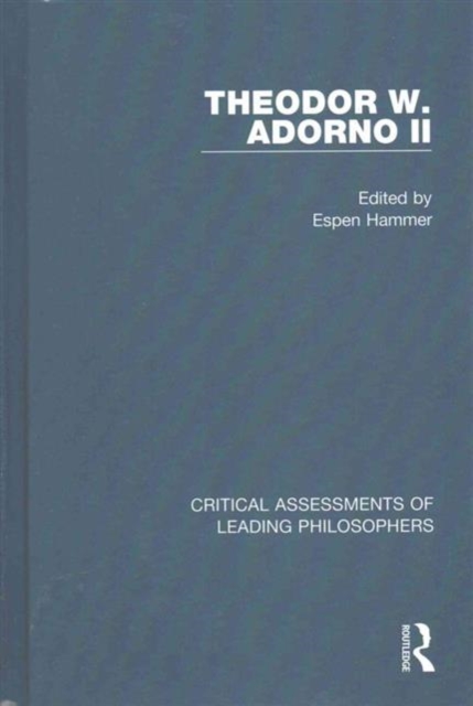 Theodor W, Adorno II, Multiple-component retail product Book