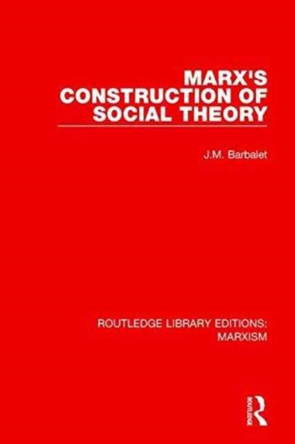 Marx's Construction of Social Theory, Paperback / softback Book