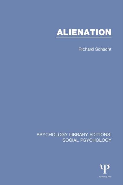 Alienation, Paperback / softback Book
